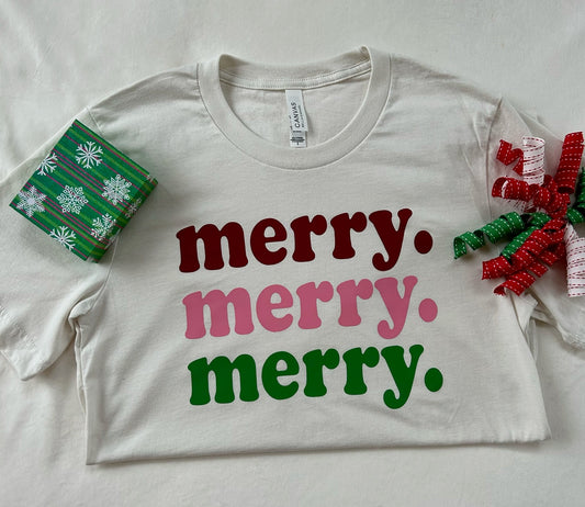 Merry Holiday Graphic T